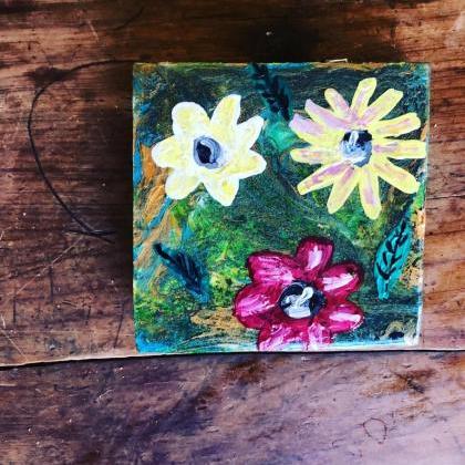 Bright Resin Hand painted Magnets