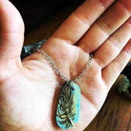 Feather Necklace For Women - - Feather Jewelry For..