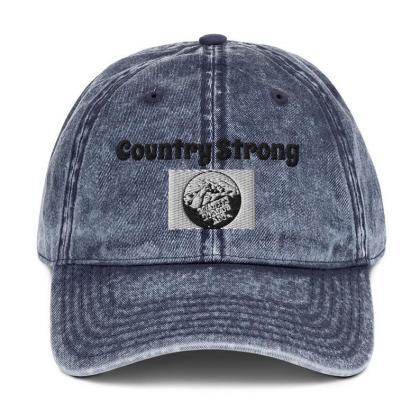 Country Vintage Dad Hat, Cap, Baseball Cap