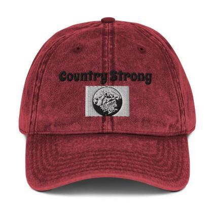 Country Vintage Dad Hat, Cap, Baseball Cap