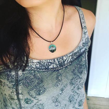 Mountain Necklace, Wanderlust Necklace, The..