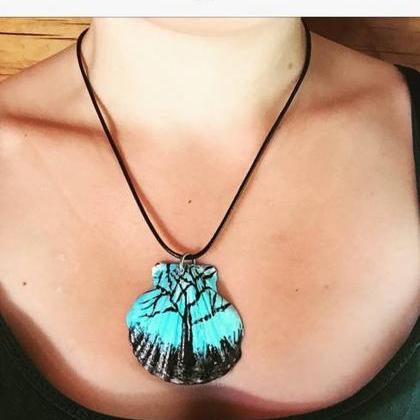 Tree Of Life Shell Necklace Necklace Surfer Beach..