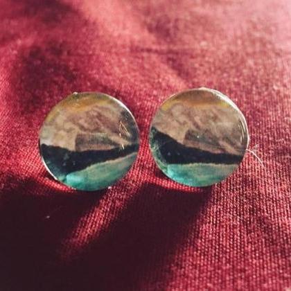 Bc Mountain Glass Studs Stud Earrings;the..