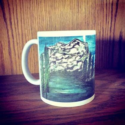 Mountain Lover Art Coffee/tea Ceramic Mug With..