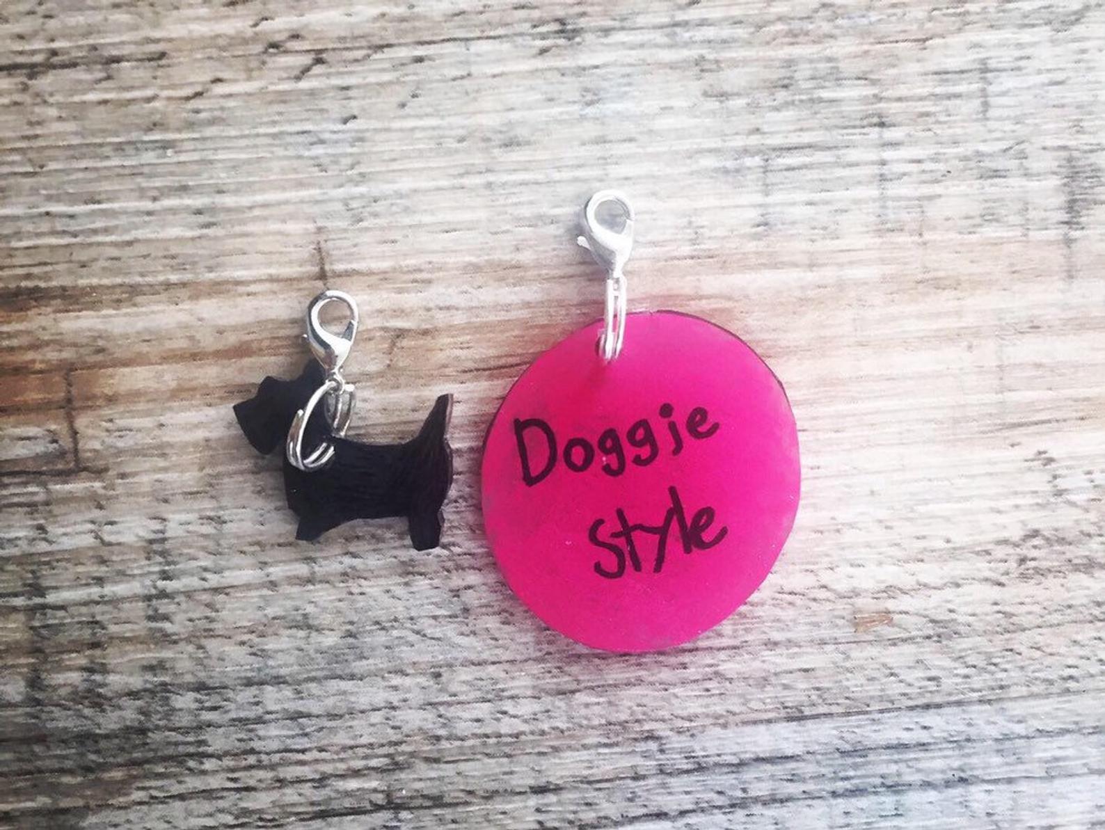 Funny Doggy Style Dog Collar Charms on Luulla